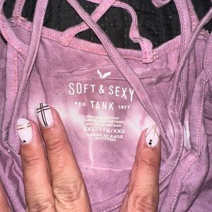 American Eagle soft and sexy strappy tank top